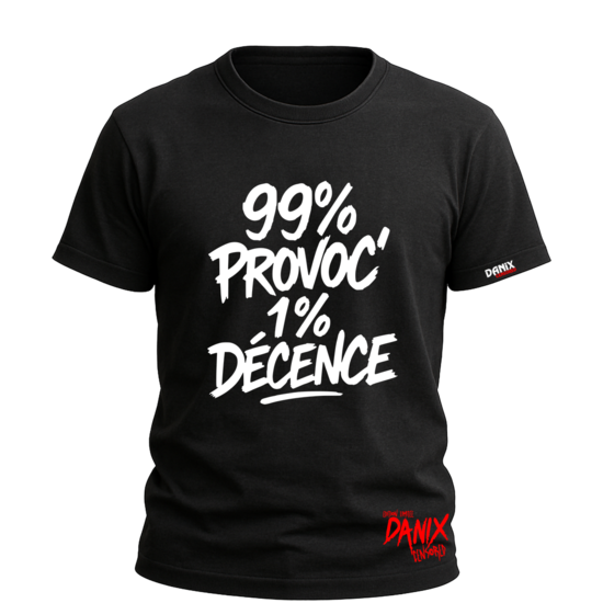 Tshirt 99 % Provoc' 1 % Décence [DANIX CENSORED]